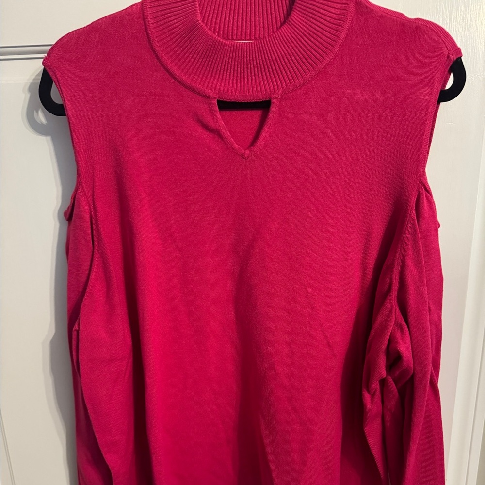 Susan Graver 3X Pink Light Sweater